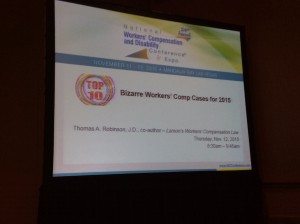 Bizzare Workers’ Comp Cases in 2015