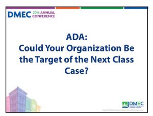 EEOC and ADA Compliance