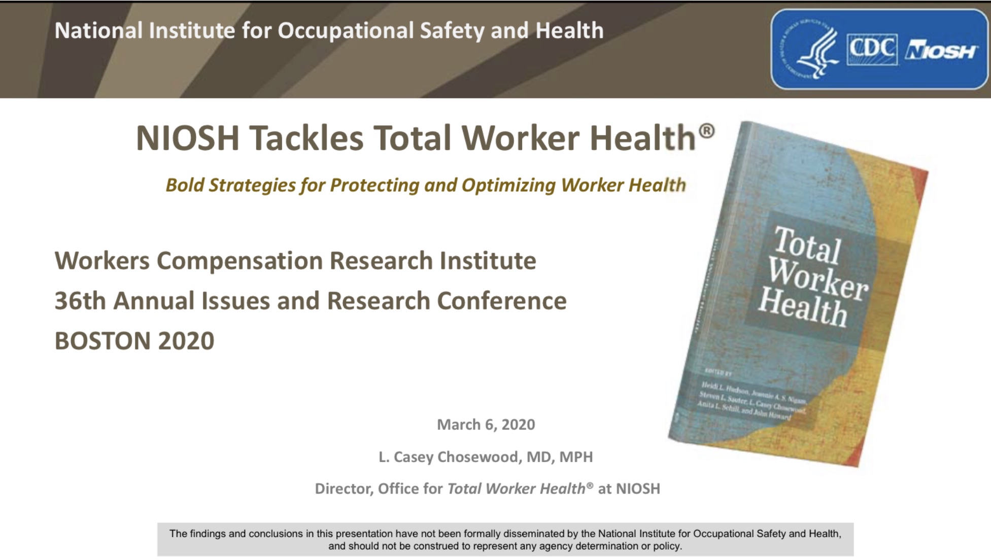 National Institute for Occupational Safety and Health visual data 7