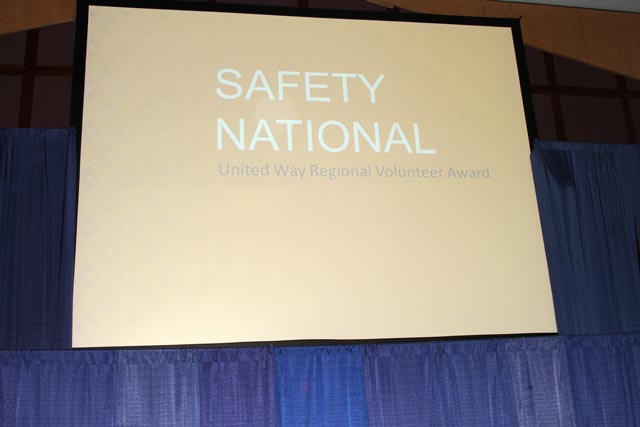 Safety National Receives United Way's Regional Award for Outstanding Volunteer Efforts