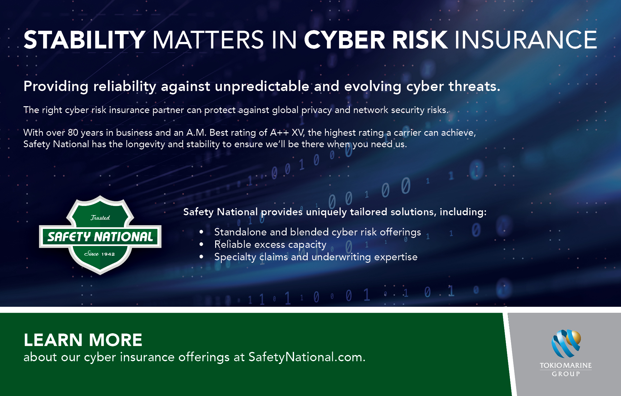 Stability Matters in Cyber Risk